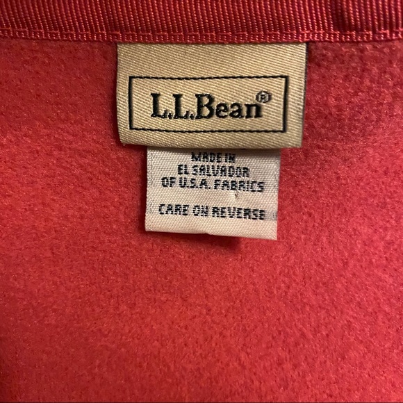 L.L. BEAN Zip-Front Fleece Vest Jacket - Picture 8 of 9